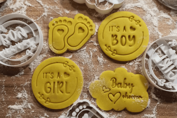 Baby Shower Cookie Cutter Set Stampa 3D Di Woow Concept