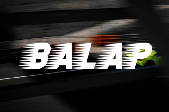 Balap Font - Preview 1