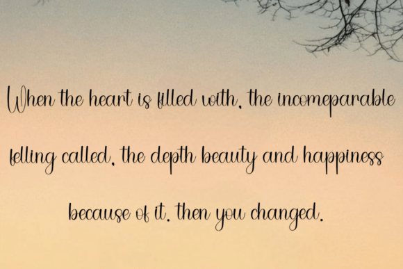 Beautiful Winterland Font - Preview 5
