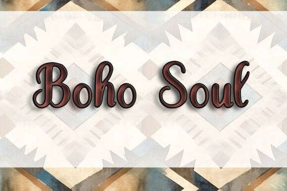 Boho Soul Font - Preview 1