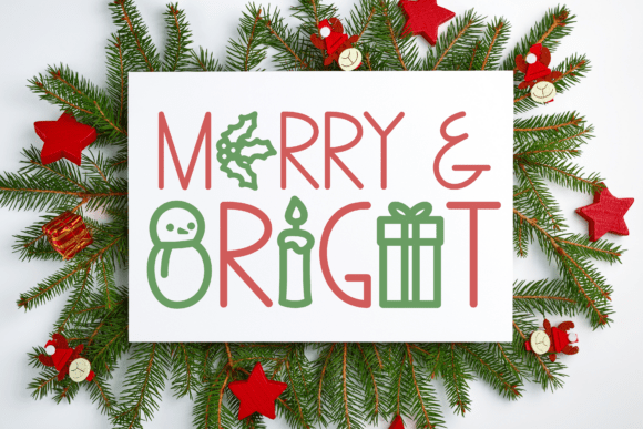 Cheerful Holiday Font - Preview 3