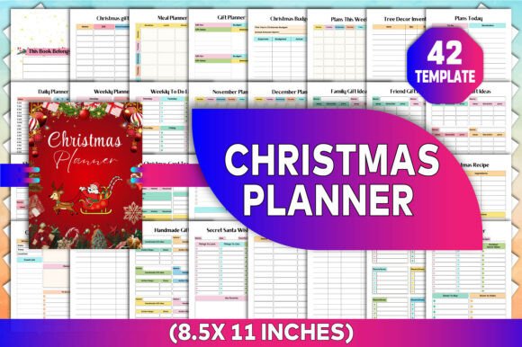 Christmas Planner Canva Kdp
