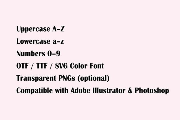 Daisydotblushpink Font PNG with transparent background - Preview 5