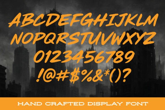 Devastated Font - Preview 1