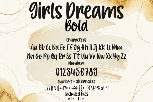 Girls Dreams Font - Preview 4