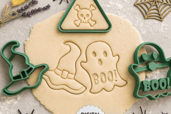 Jet Airplane Cookie Cutter & Stamp | 3D Printable STL Files - Image 9