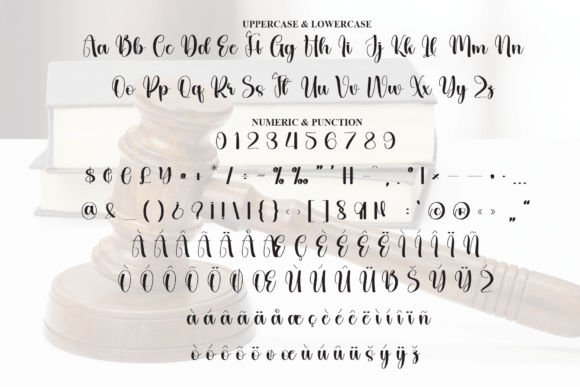 Justy Font PNG with transparent background - Preview 6