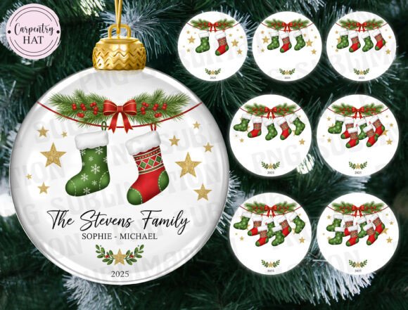 Personalized Christmas Family Ornament