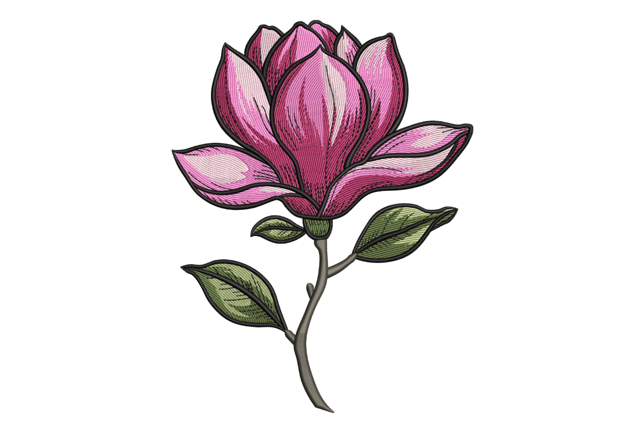 Pink Magnolia Flower