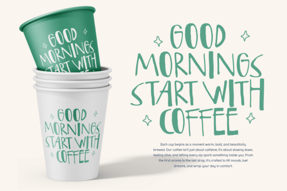 Poppetica Font PNG with transparent background - Preview 3