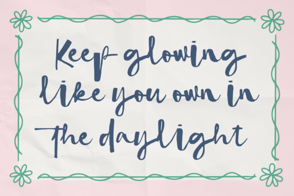 Poppetica Font PNG with transparent background - Preview 4