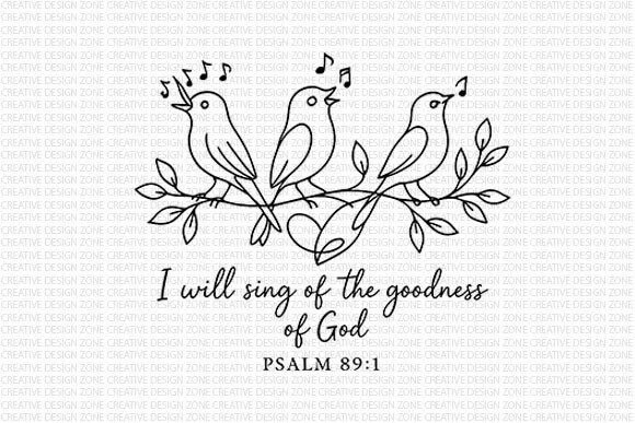 Singing Birds Psalm 89 1 PNG