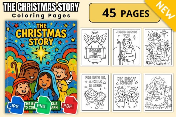 The Christmas Story Coloring Book