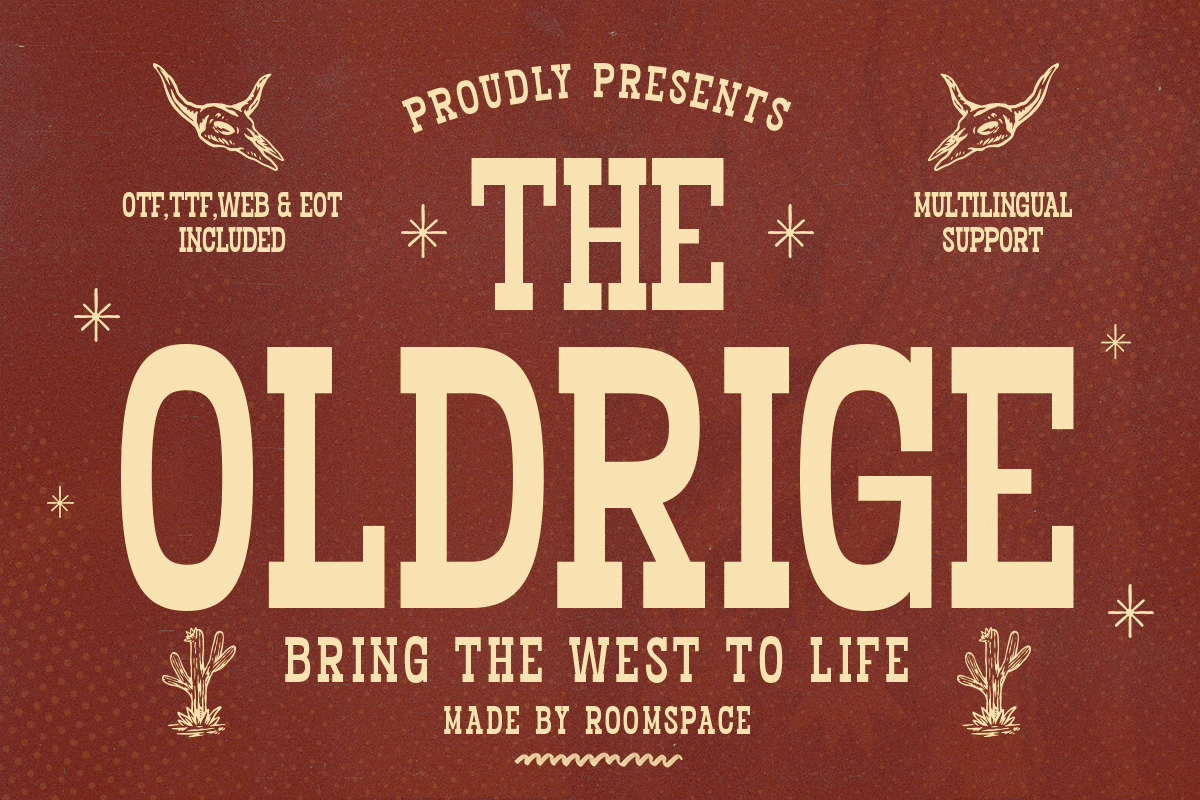 The Oldridge preview vintage sign