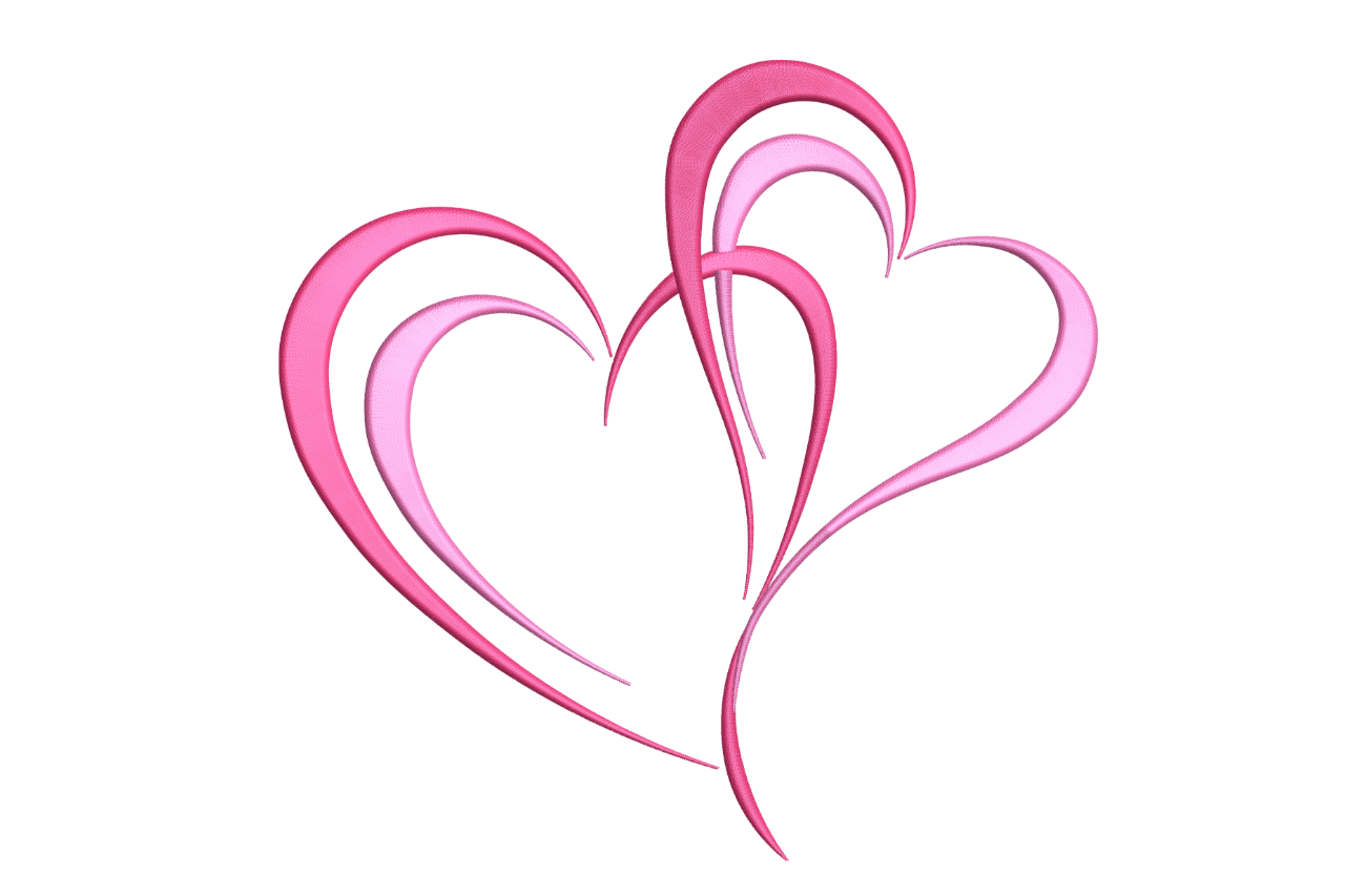 Abstract Hearts - Modern Valentine