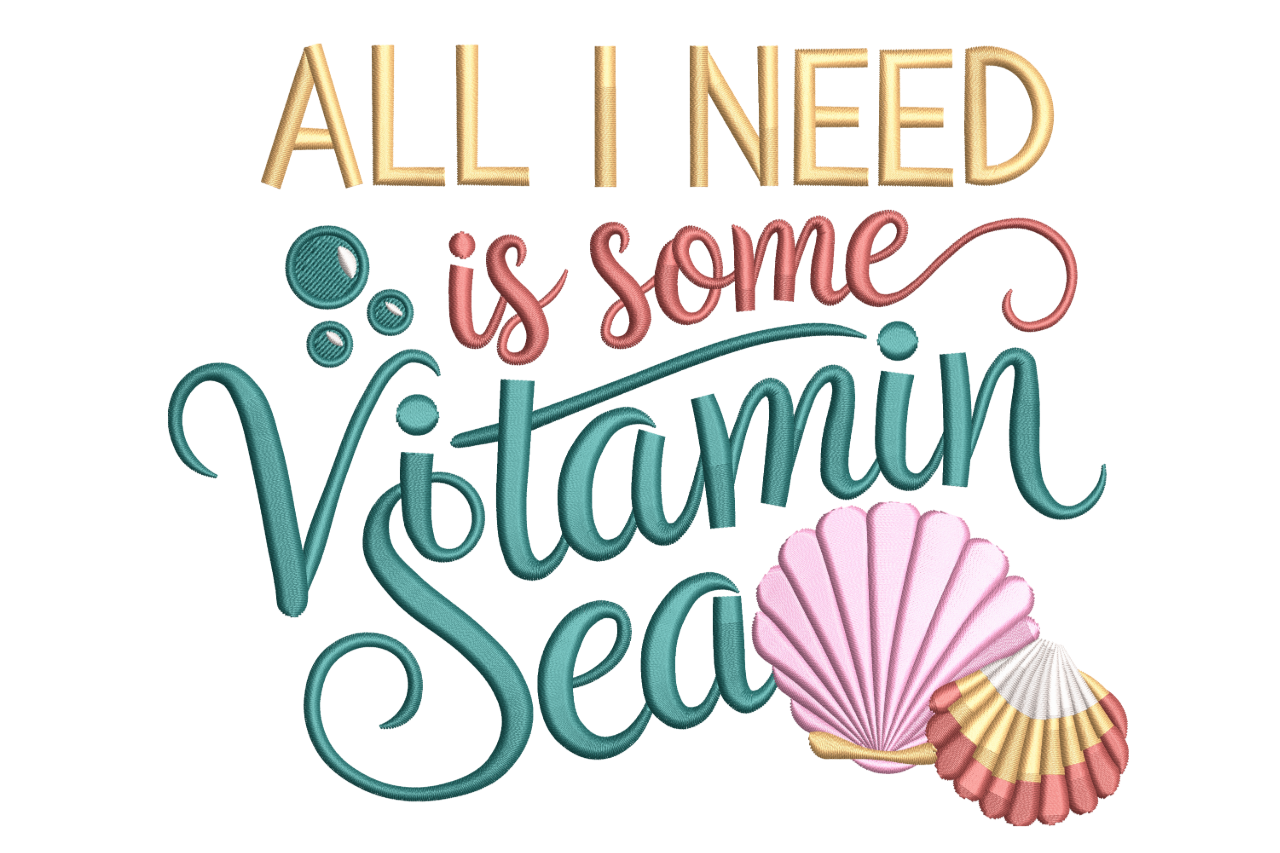 All I Need is Some Vitamin Sea
