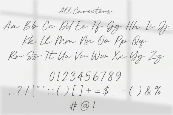 Aurelia Signature Font - Preview 1