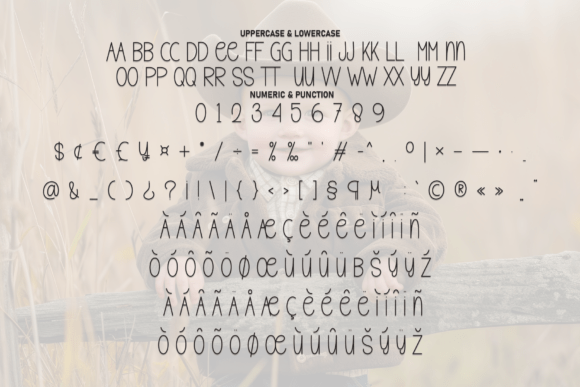 Baby Cowboy Font - Preview 6
