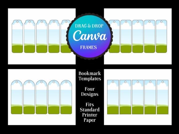 Canva Bookmark Templates Book Mark Gift