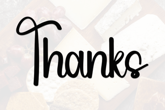 Cheese Newyear Font - Preview 4