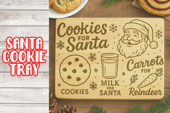 Cookies for Santa Tray SVG