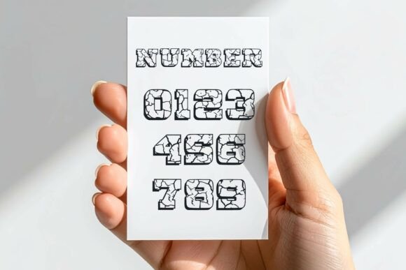Crack Effect Font - Preview 1