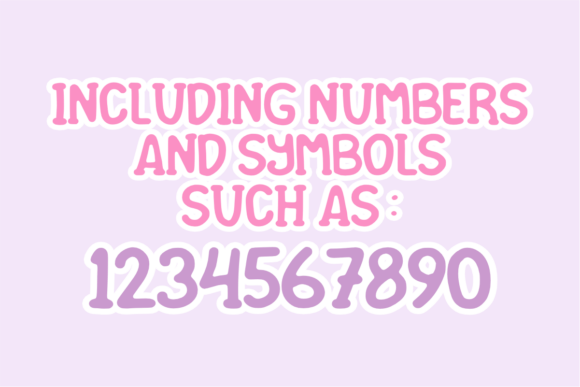 Cute Shape Font - Preview 3