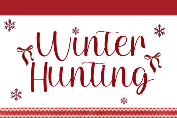 December Christmas Font - Preview 1