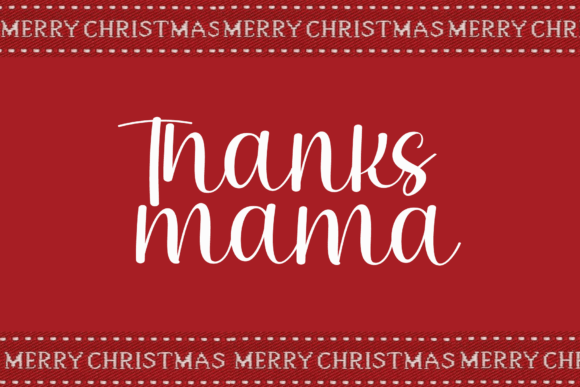 December Christmas Font - Preview 4