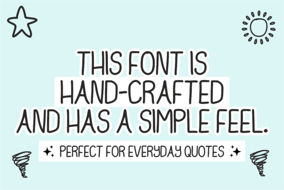 Fancy Doodle Font - Preview 2