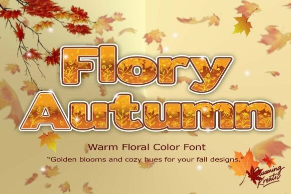 Flory 4 Seasons Font - Preview 3