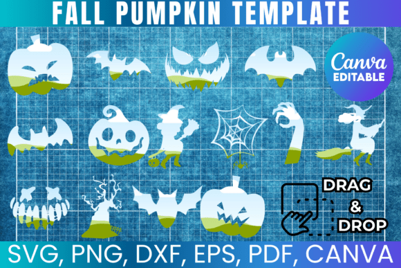 Halloween Canva Frames Bundle