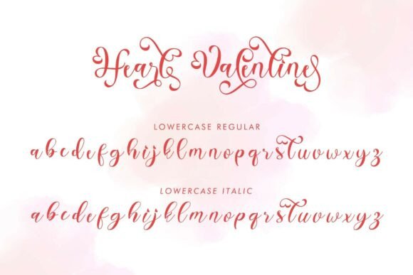 Heart Valentine Font - Preview 6