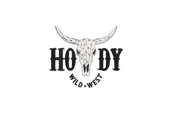 Howdy Cow Skull