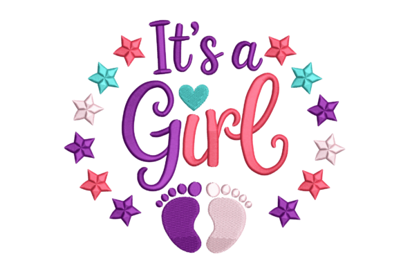 It’s a Girl Stars – Baby Announcement
