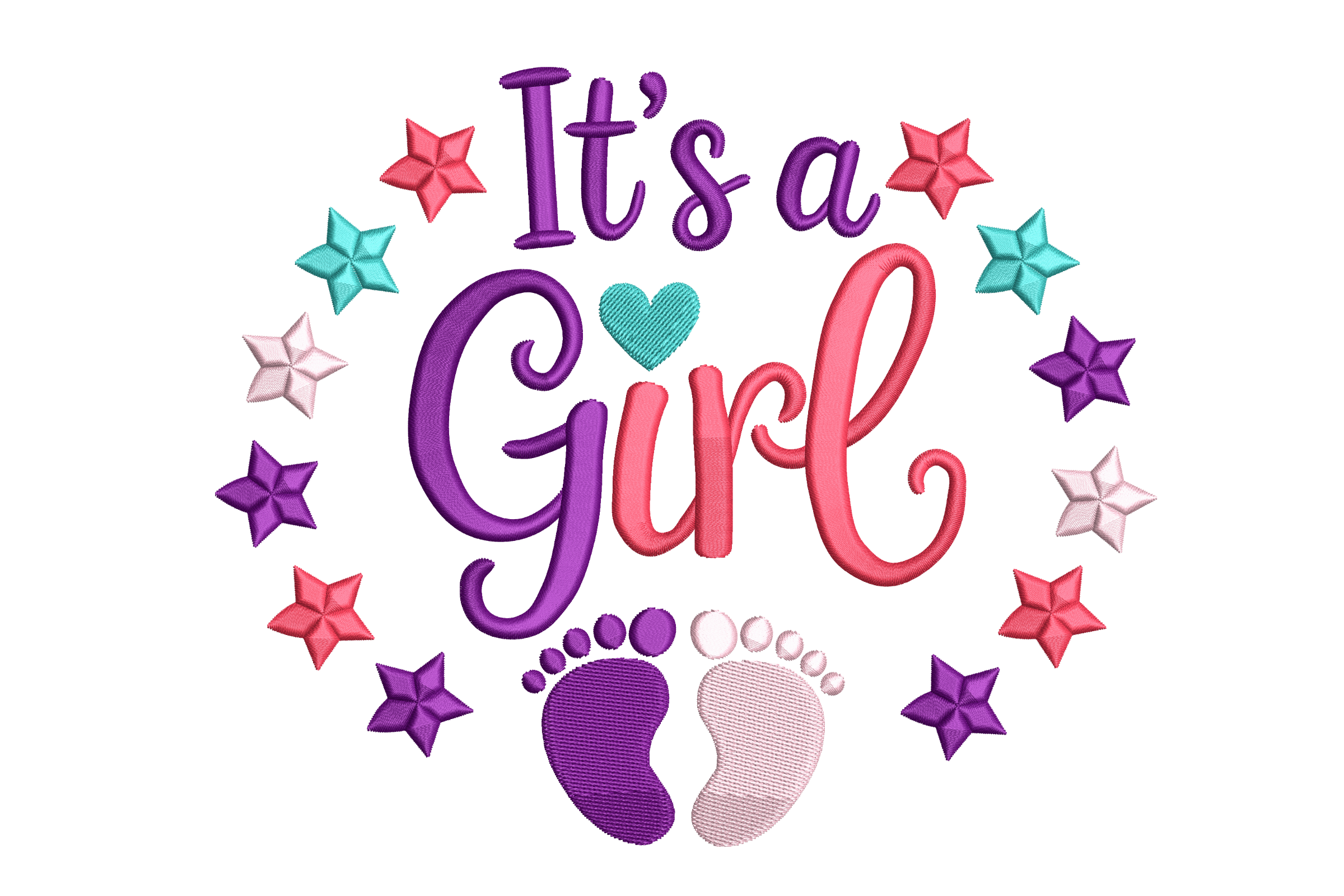 It’s a Girl Stars – Baby Announcement