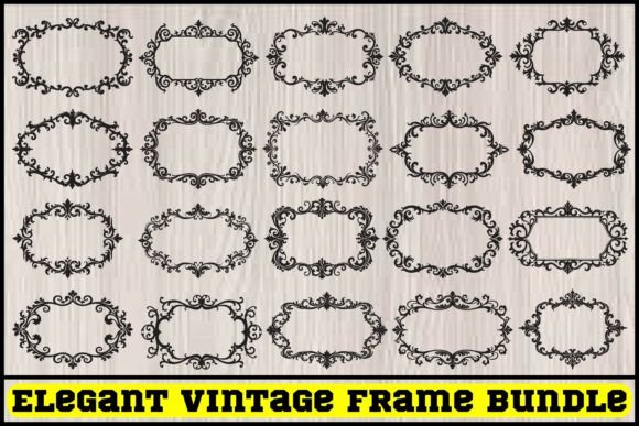 Luxury Ornate Vintage Frame Set