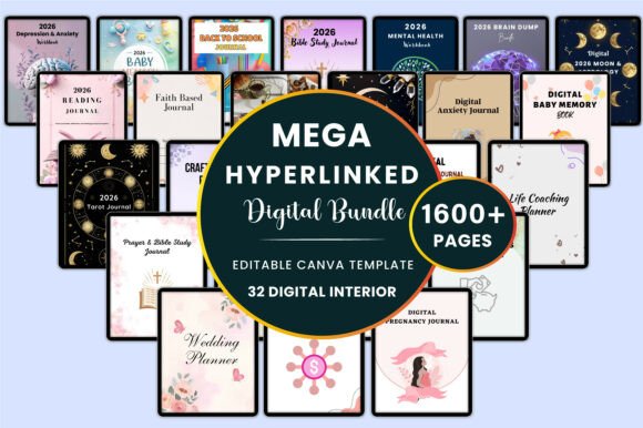 Mega Hyperlinked Digital Bundle/ KDP