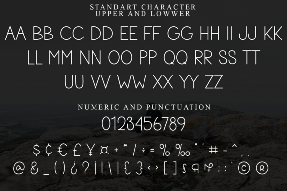 Modern Quality Font PNG with transparent background - Preview 5