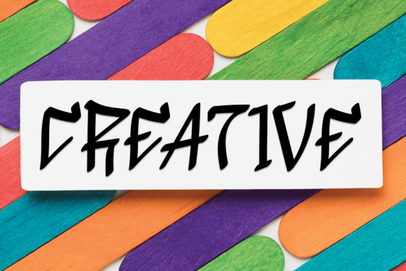 Newyear Graffiti Font PNG with transparent background - Preview 3