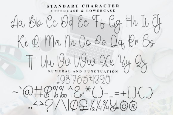School Autography Font PNG with transparent background - Preview 5