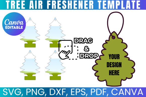 Tree Air Freshener Canva Template