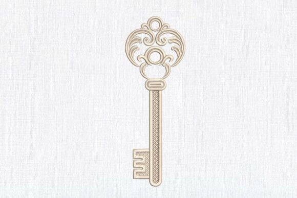 Vintage Key Wedding Symbol, Valentine