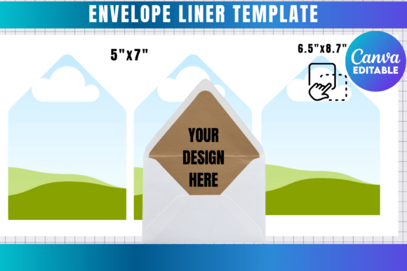 5x7 Envelope Liner Template