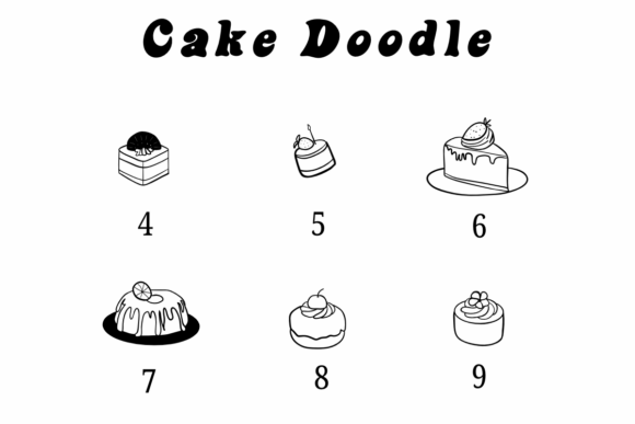 Cake Doodle Font - Preview 3