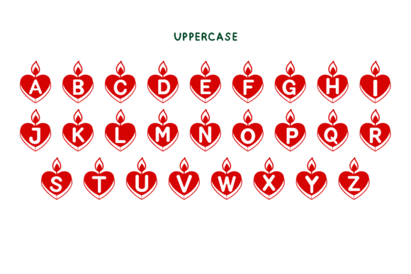 Candle Heart Font - Preview 5
