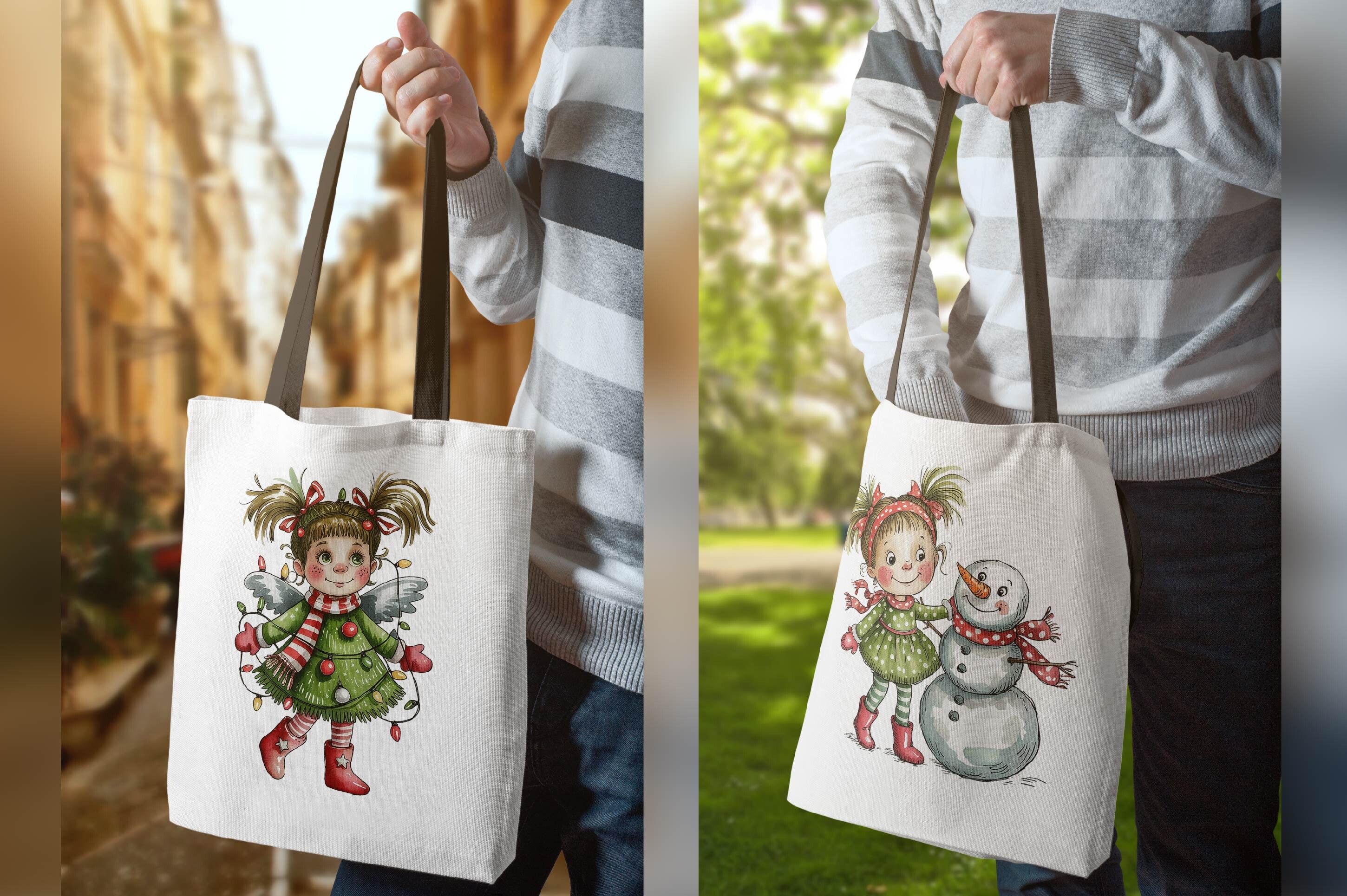 Christmas Whimsical Fairy Clipart - photo 7