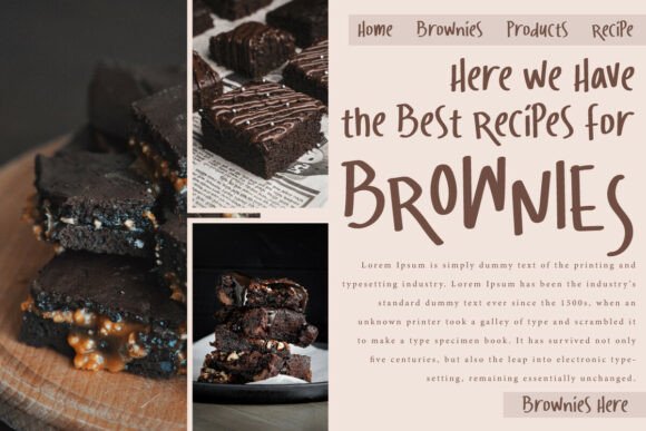 Dream Brownies Font - Preview 4