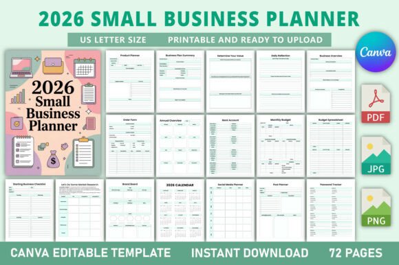 Editable 2026 Small Business Planner