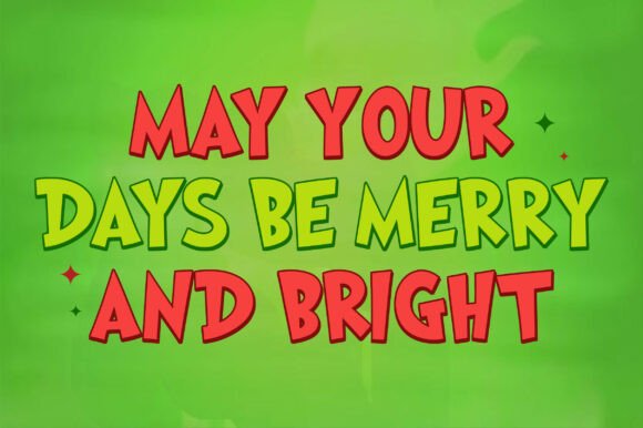 Grinch Bold Font - Preview 2
